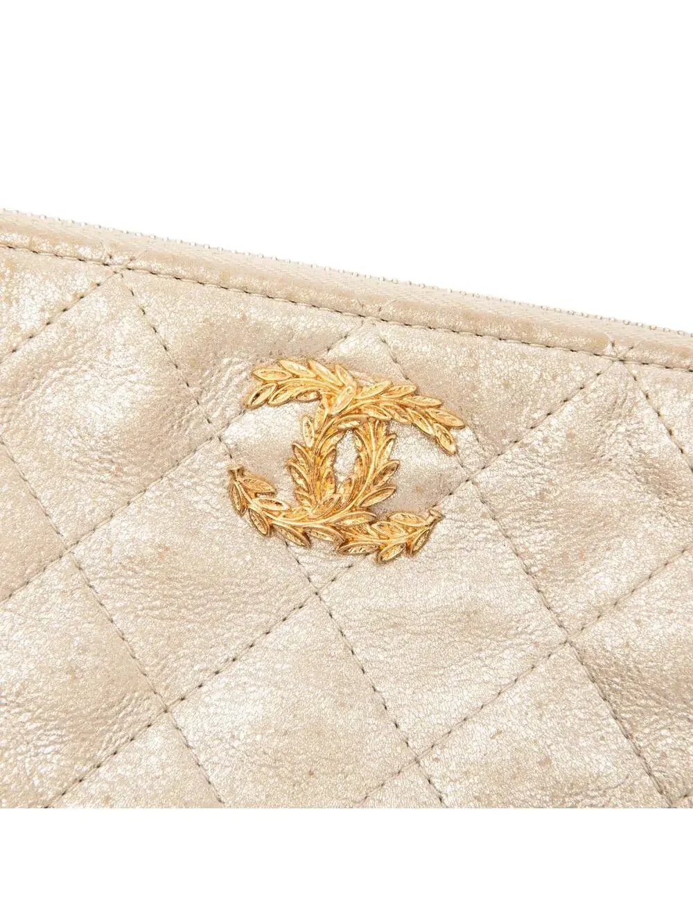 Chanel Medium Quilted Metallic Calfskin #327866C96B